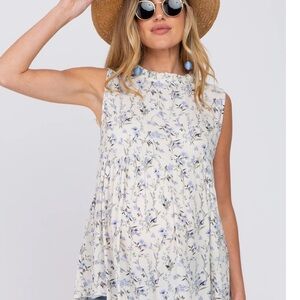 Pinkblush Maternity Babydoll Floral Blouse